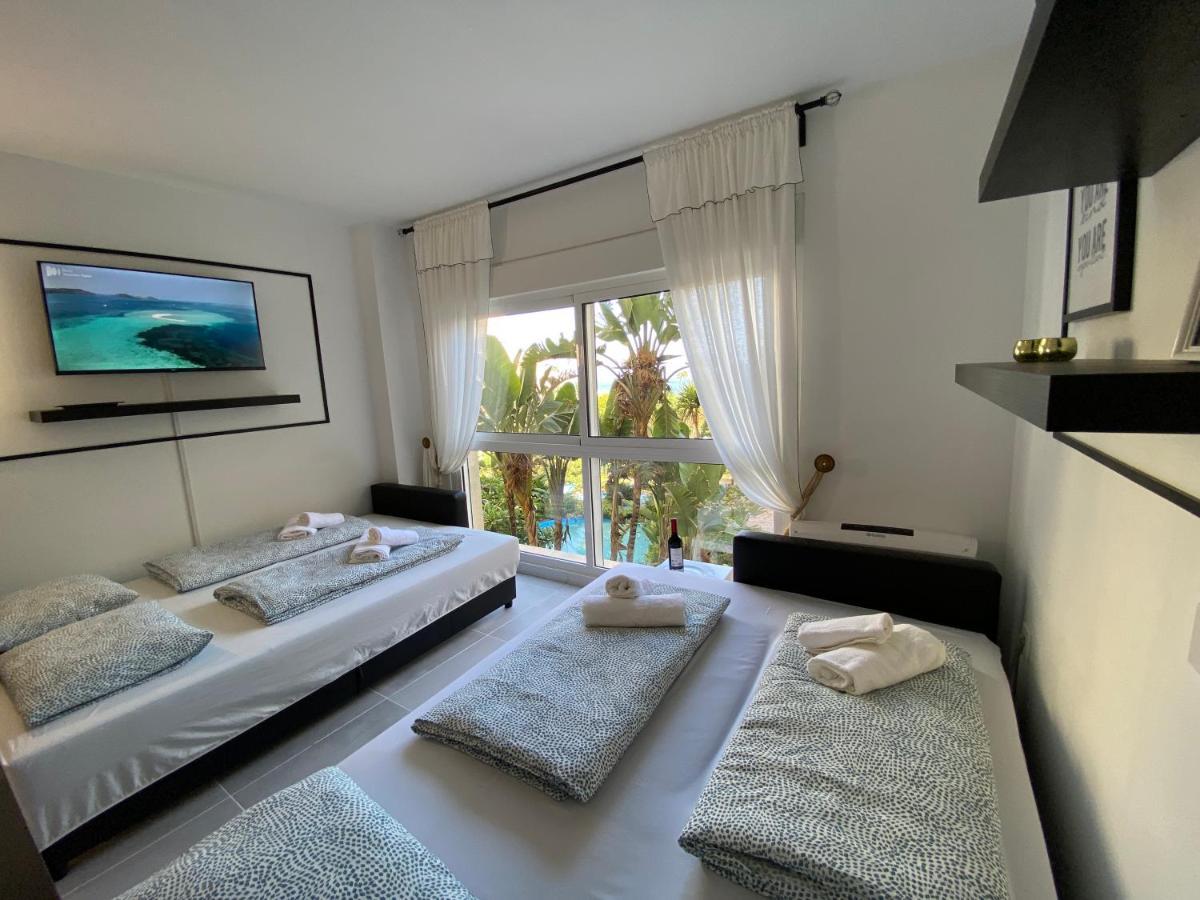 Modern Sea View Studio In Benal Beach Benalmádena Eksteriør bilde
