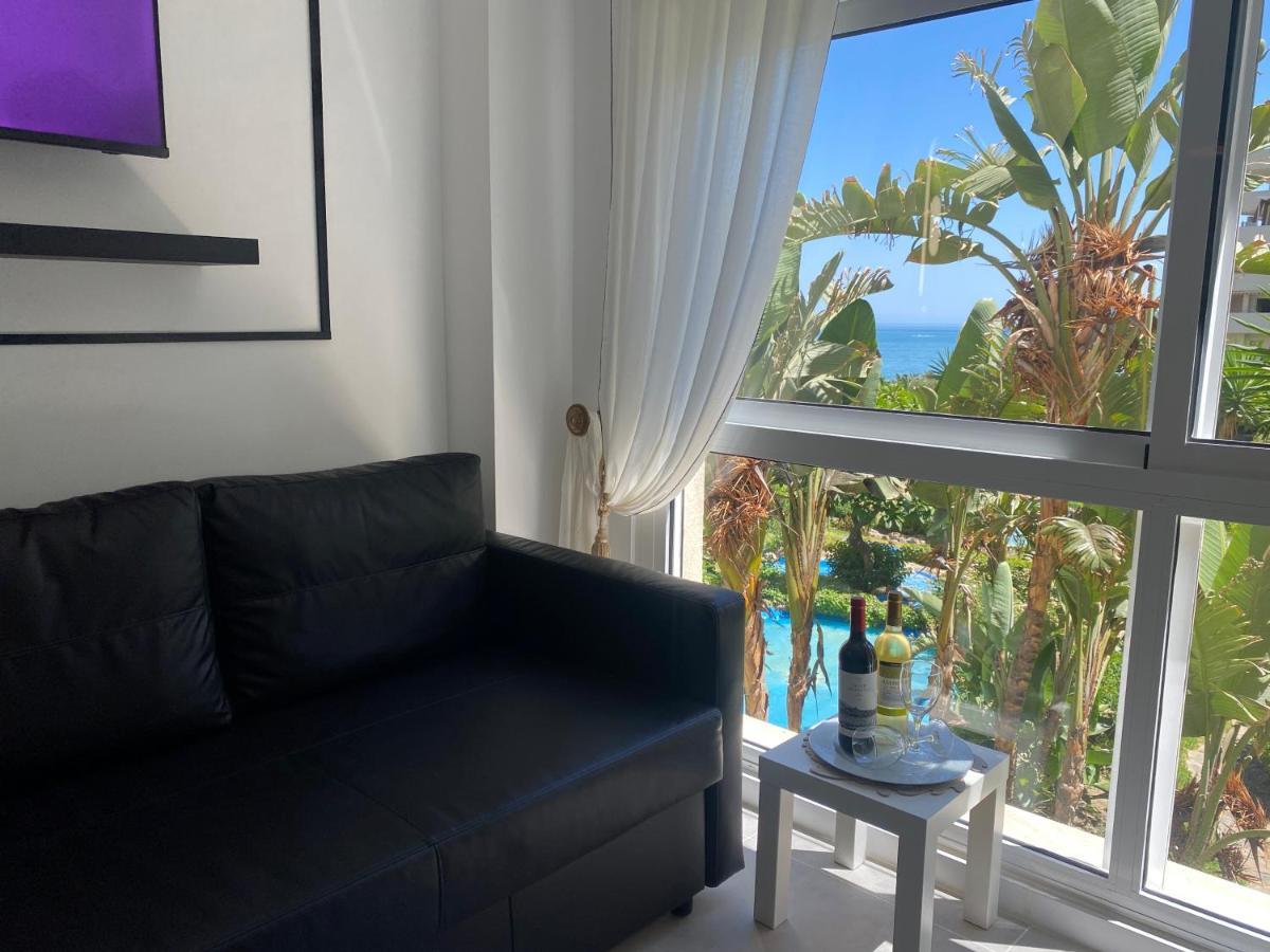 Modern Sea View Studio In Benal Beach Benalmádena Eksteriør bilde