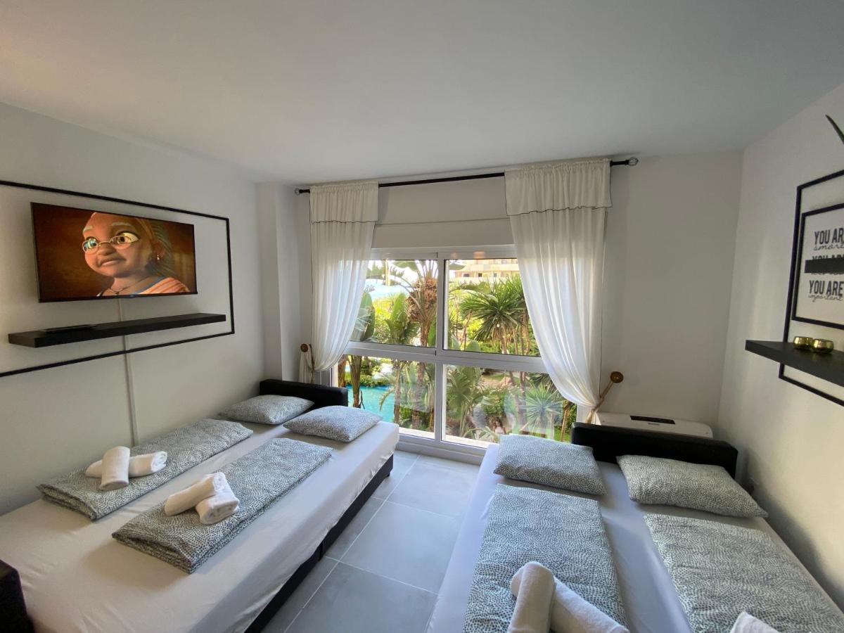 Modern Sea View Studio In Benal Beach Benalmádena Eksteriør bilde